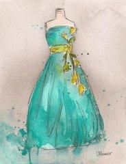 服装设计手绘婚纱