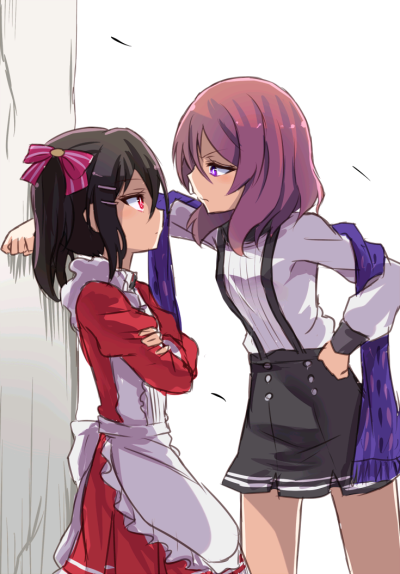 #love live# μ's 西木野真姬 矢泽妮可 百合大法好 双马尾 萌妹子