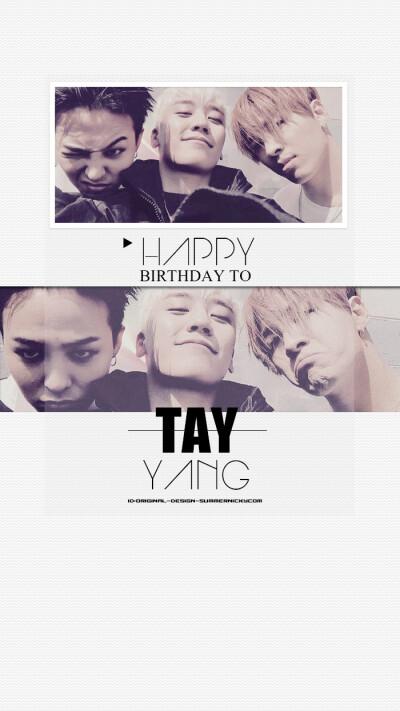 HAPPY BIRTHDAY TO TAEYANG 东永裴#bigbang#原创高清手机壁纸#微博:ORIGINAL-DESIGN-SUMMERNICKYCOM#iPhone#安卓#锁屏#桌面#黑白壁纸