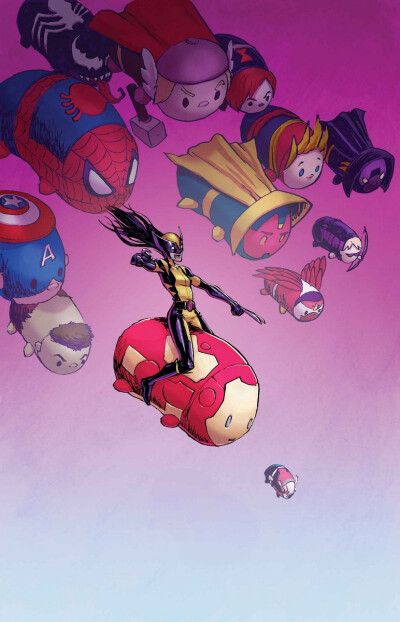 All-New Wolverine Marvel Tsum Tsum Takeover variant by Brian Kesinger