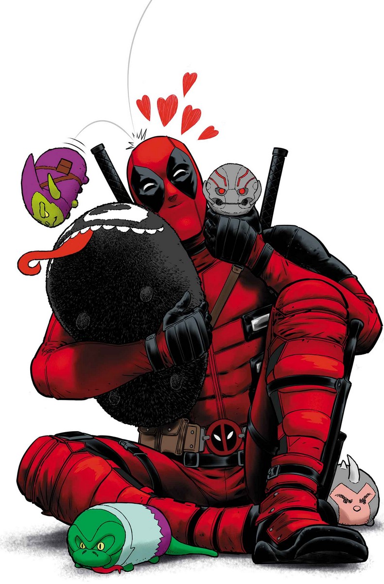 deadpool marvel tsum tsum takeover variant by javier rodriguez