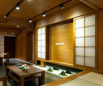 静思禅境两室一厅日式客厅装修效果图设计欣赏