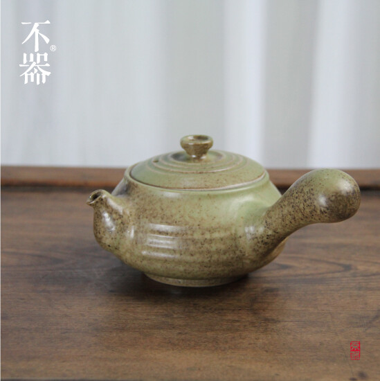 不器家茶具 日式细陶茶具茶壶盖碗.逍遥