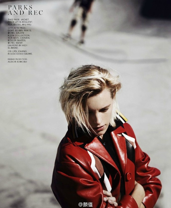 被认为长的像小李子的瑞典女模特Erika Linder，男装帅得撩人