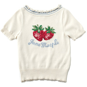 Very Strawberry Knitted Sweater