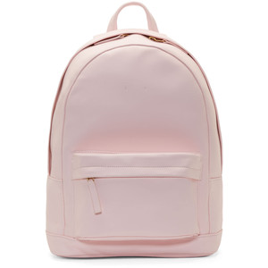 Pb 0110 Rose Pink Matte Leather Small Backpack