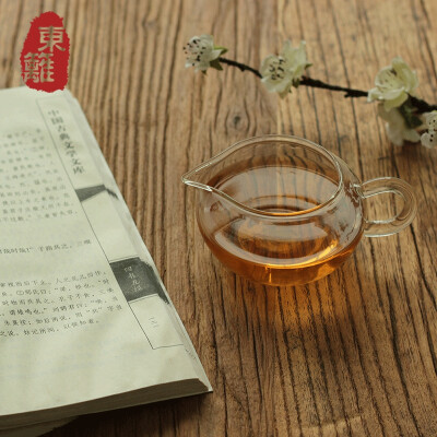 东篱茶道茶具玻璃公道杯大号加厚耐热茶海分茶器台湾日本功夫