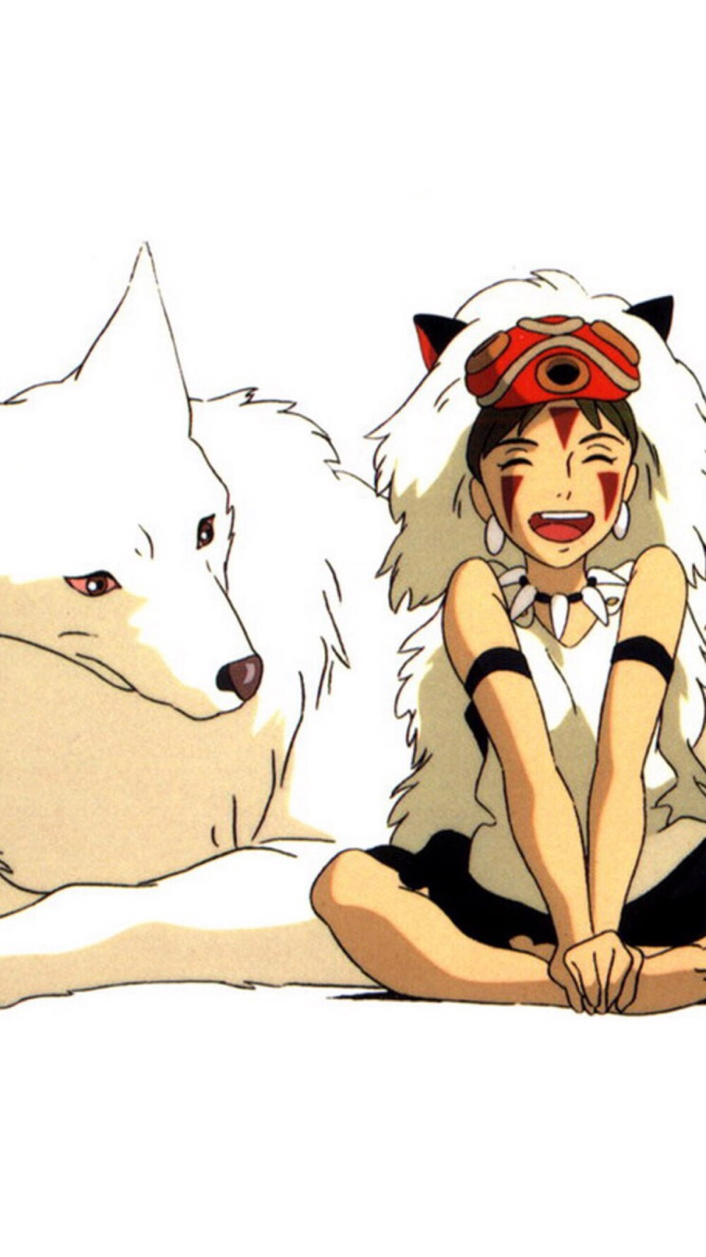 宫崎骏幽灵公主插画壁纸