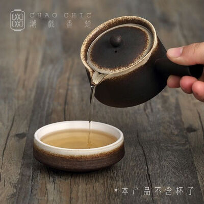 粗砂泡茶壶。精致小巧。质感。