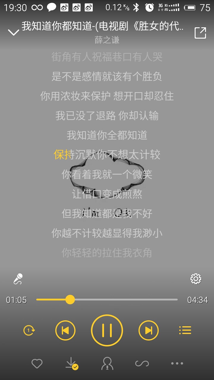 薛之谦《我知道你都知道》