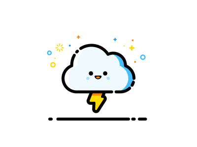 Thunder / 闪电 / icon / 小图案/ 趣味 /设计/dribbble