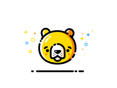 Bear / 熊 / icon / 小图案/ 趣味 /设计/dribbble