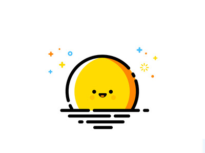 Sun / 太阳 / icon / 小图案/ 趣味 /设计/dribbble