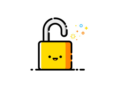 Unlock / 锁 / icon / 小图案/ 趣味 /设计/dribbble