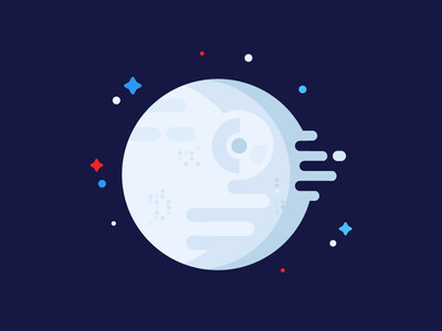 Death Star / 无人星球/ icon / 小图案/ 趣味 /设计/dribbble