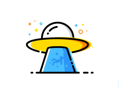 UFO / 飞船 / icon / 小图案/ 趣味 /设计/dribbble