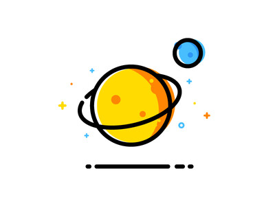 Planet / 星球 / icon / 小图案/ 趣味 /设计/dribbble