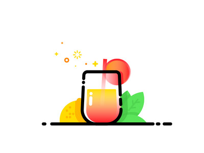 Cocktail / 鸡尾酒 / icon / 小图案/ 趣味 /设计/dribbble