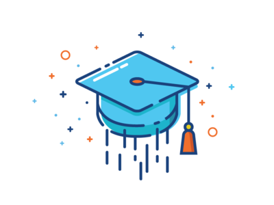 Graduation Cap / 毕业帽/ icon / 小图案/ 趣味 /设计/dribbble