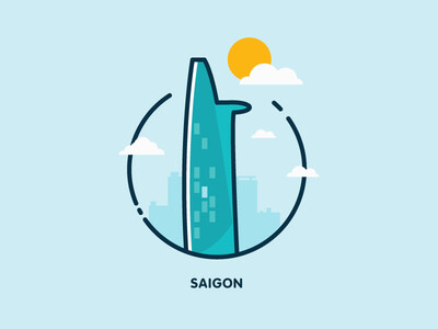 Bitexco Financial Tower - Saigon / 城市建筑/高楼 / icon / 小图案/ 趣味 /设计/dribbble