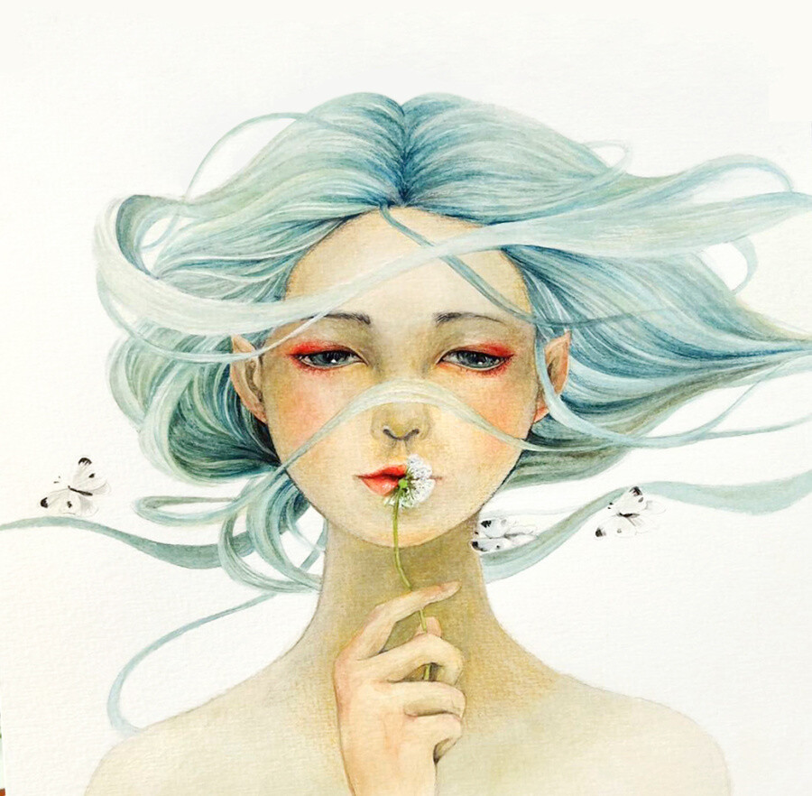 很好的一生|绘画习作|插画|邦尼邦尼你不开花