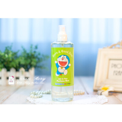 韩国APIEU机器猫系列限量版蓝胖子多效香水喷雾 绿色清新花木香