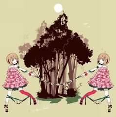 日本插画师Yurakuru的黑童话插画