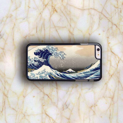 Japanese style dream wave iPhone case