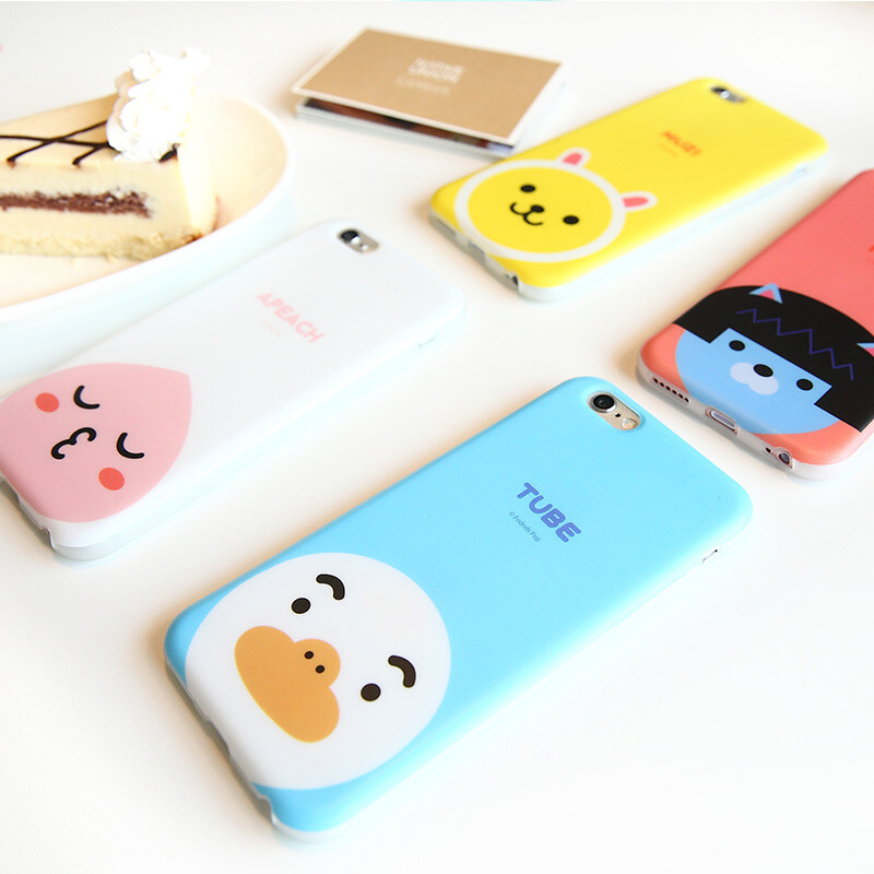 韩国KAKAO FRIENDS同款iPhone6S手机壳 卡通苹果6plus硅胶保护套