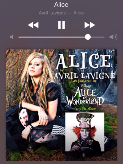 Alice . Avril Lavigne