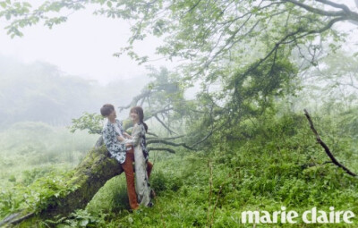 Marie Claire Korea 官网公开牛奶夫妇情画报