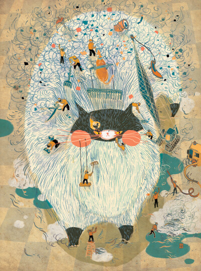 Victo Ngai （倪传婧）中国香港插画师，毕业于罗德岛设计学院，现居美国纽约。福布斯“30 under 30 ”（30位30岁以下）艺术与风格金奖及美国插画家协会金奖得主，她的作品个人风格强烈、色彩丰富、极具想象与创意，…