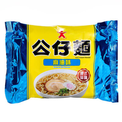 满10包包邮 香港进口 公仔面（麻油味）100g/面条 速食方便面泡面