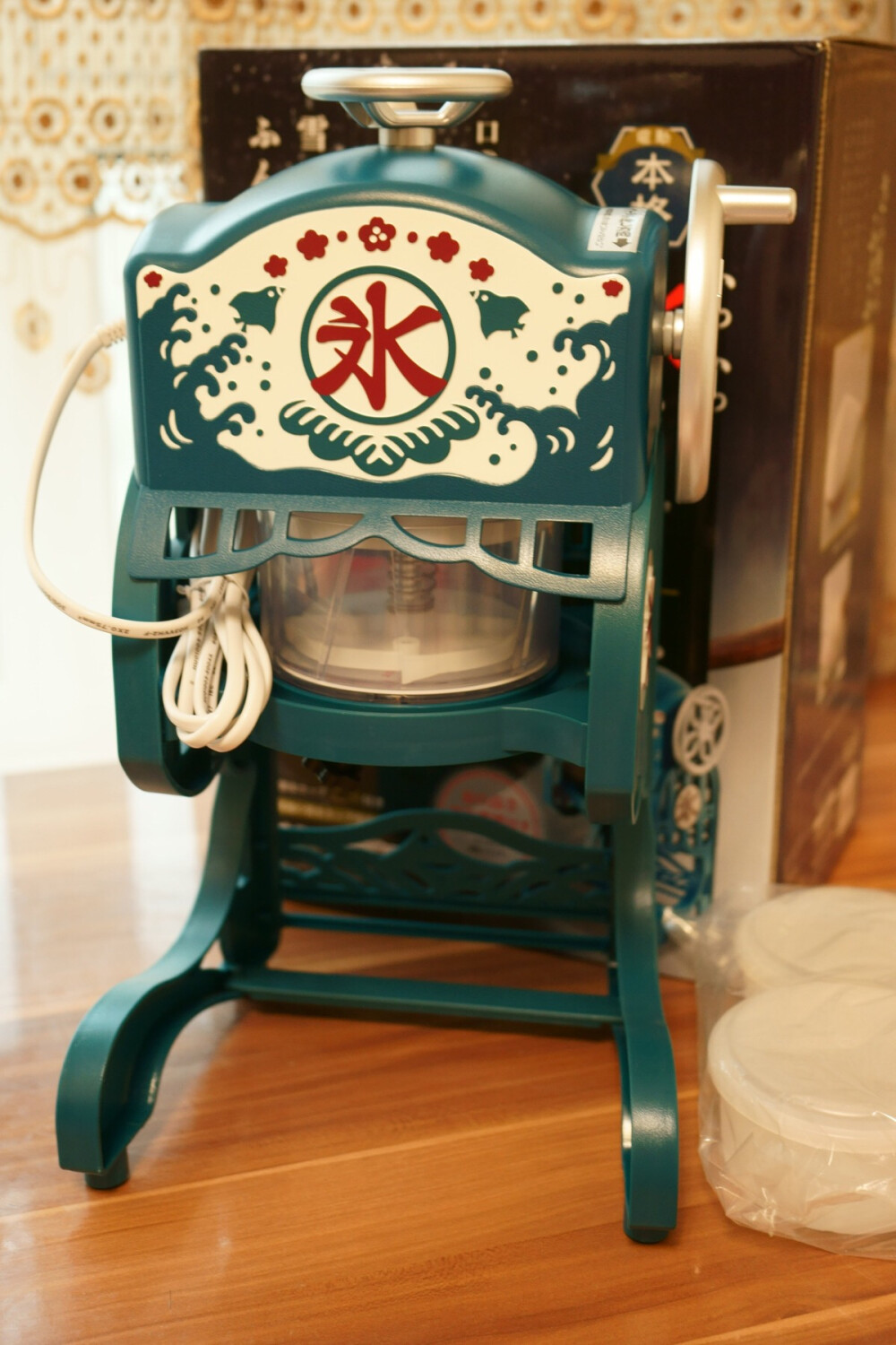 可爱的刨冰机～虽然并没有用几次～今夏要多多用起来～