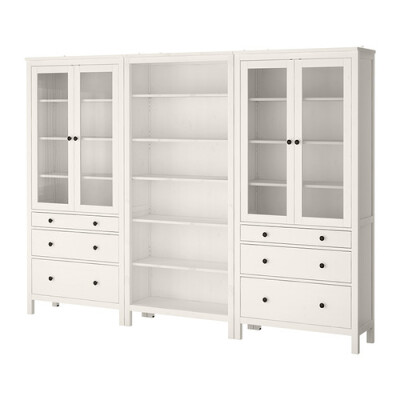 HEMNES 汉尼斯 储物组合带门/抽屉 宜家