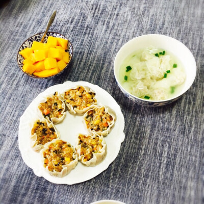 烧麦馄饨