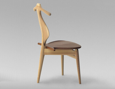 【Valet Chair 储藏椅】Hans Wegner 是著名的丹麦设计师，他设计过非常多的椅子，这款 Valet Chair 储藏椅除了造型比较新奇之外，还暗藏玄机，能够非常体贴的为你悬挂和收纳外衣和手表、首饰等物件。