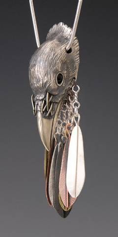 Raven and Feather Jewelry, Handcrafted Silver Jewelry, raven totem