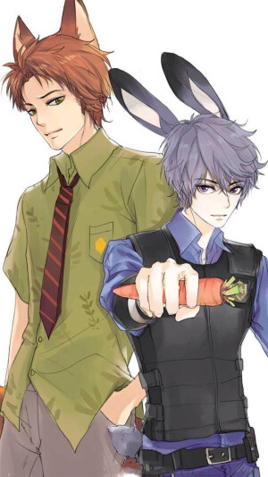 手机壁纸 动漫  壁纸 插画 二次元 疯狂动物城  【侵删】