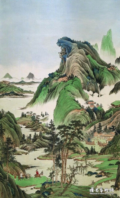 苏小松山水画