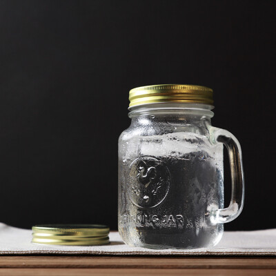 美国利比公鸡杯玻璃杯冷饮杯 冷水杯果汁杯咖啡杯奶茶杯 带盖杯子