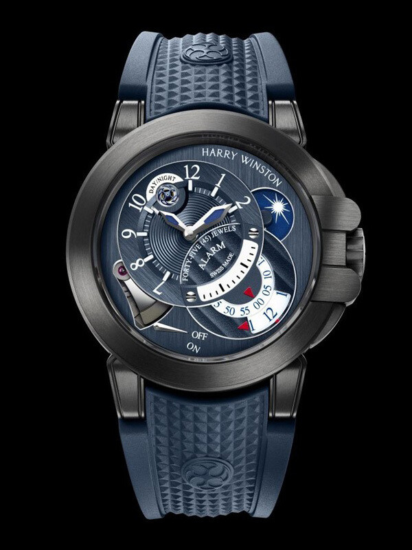 Project Z6腕表（蓝色表盘） 海瑞·温斯顿（Harry Winston）Project Z系列再次推出新品力作——Project Z6腕表湛蓝色面盘款式，此系列腕表设计绝妙，彰显海瑞·温斯顿的独特美感