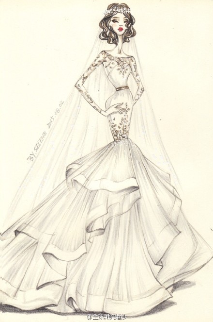 ❀ 手绘时尚插画 ❀