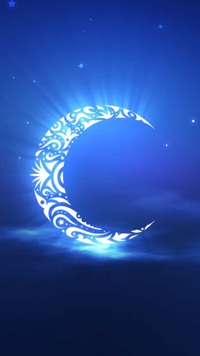 一弯新月 高清壁纸