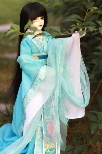 BJD/SD娃娃1/3、1/4古装/汉服/唐装/古装/长枫