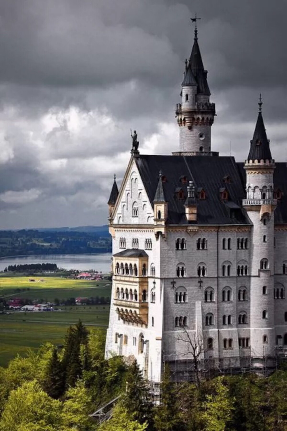 Neuschwanstein Castle in Germany.