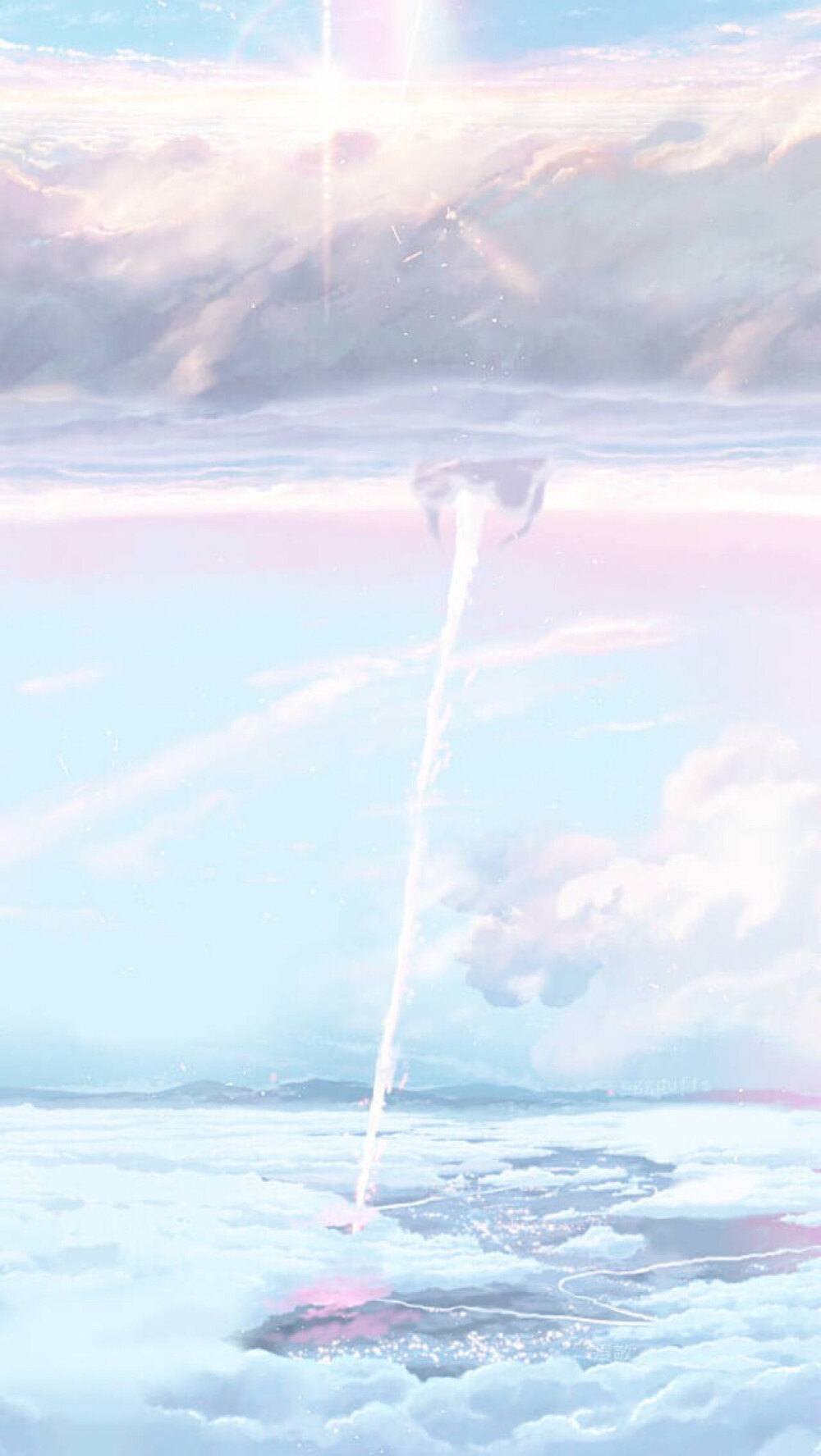 壁纸 头像 键盘 背景 渐变 唯美 天空 粉色 蓝色 风景