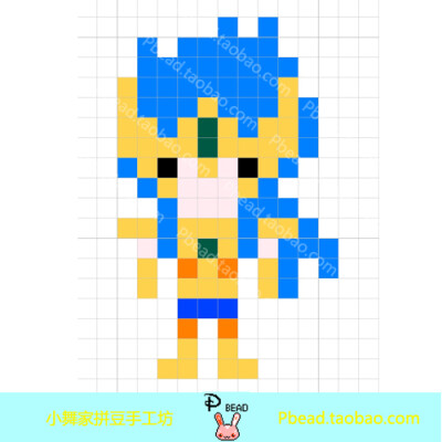 小舞家PBead拼豆圣斗士星矢系列