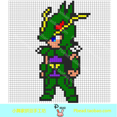 小舞家PBead拼豆圣斗士星矢系列