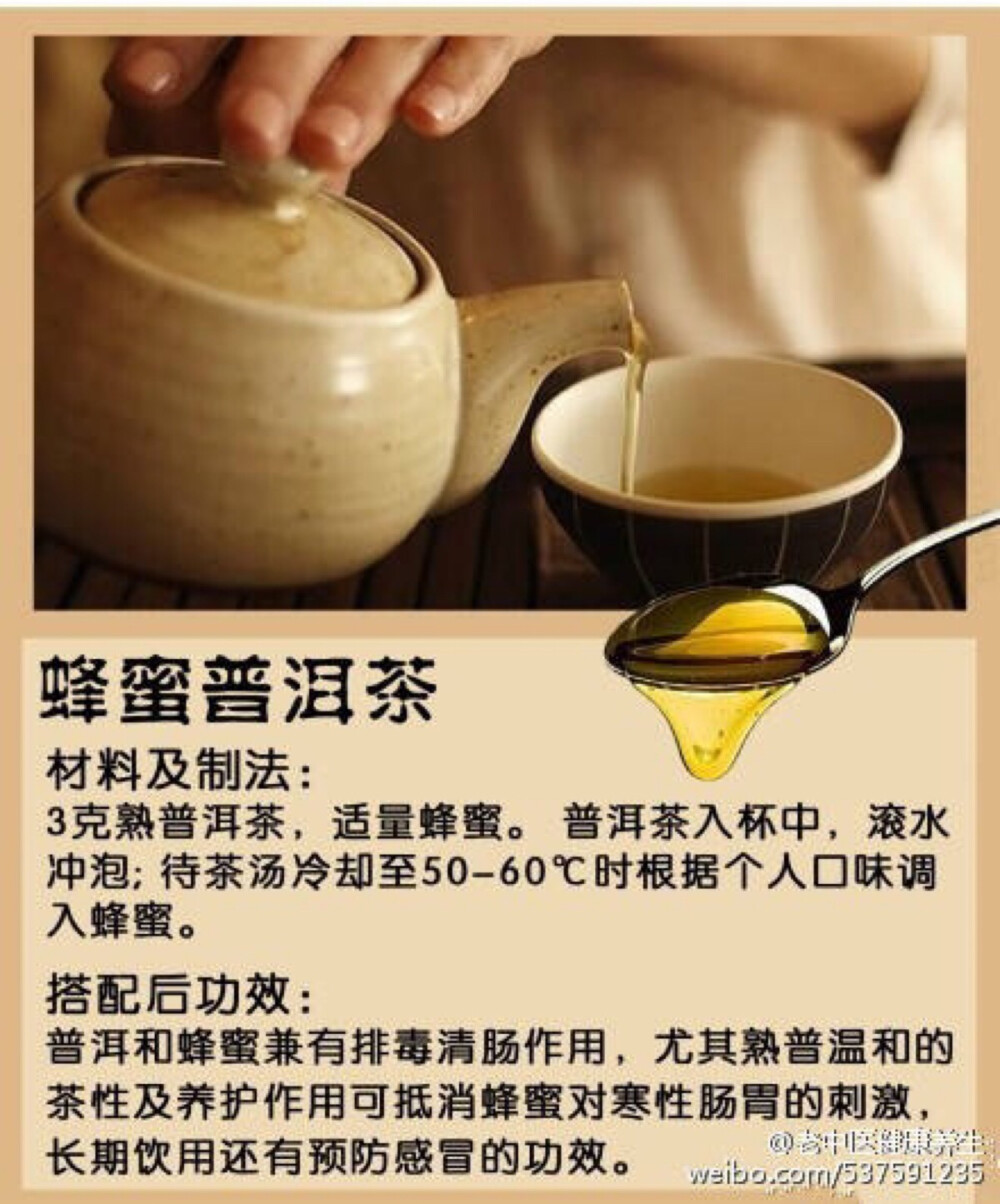 蜂蜜潽洱茶